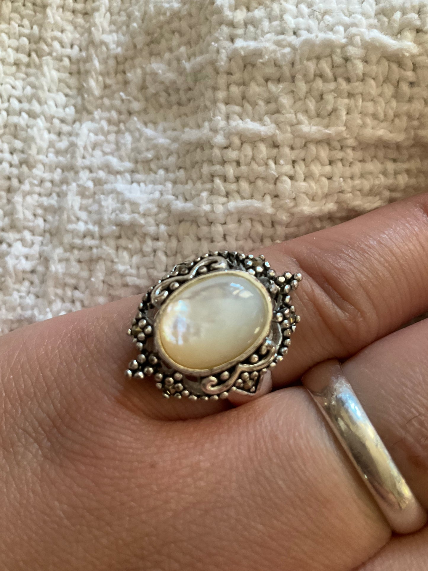 VTG Mother of Pearl Ring